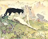 Frank Frazetta Nymph painting